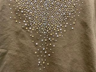 Chaqueta militar con brillos - Talla M