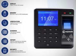 Control de Acceso Biométrico HDWR