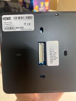 Control de Acceso Biométrico HDWR