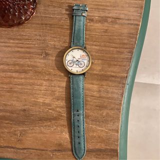 Reloj bici vintage azul, esta sin pila 