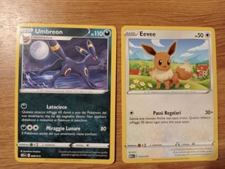 Carte Pokemon Umbreon & Eevee