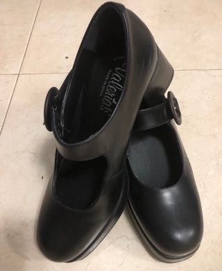 Zapatos tacon grueso