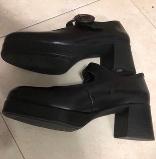 Zapatos tacon grueso