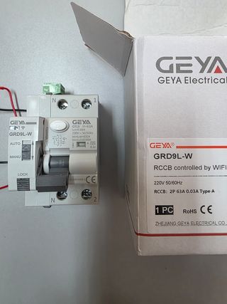 Disjuntor inteligente GEYA GRD9L-W WiFi