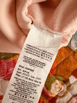 Pantaloni bimba Elisabetta Franchi 12 mesi