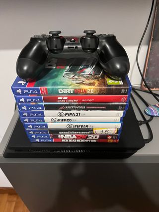 PS4 (PlayStation 4) + 7 juegos