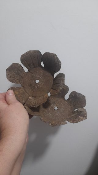 4 Raccogli Cera Vintage in Metallo