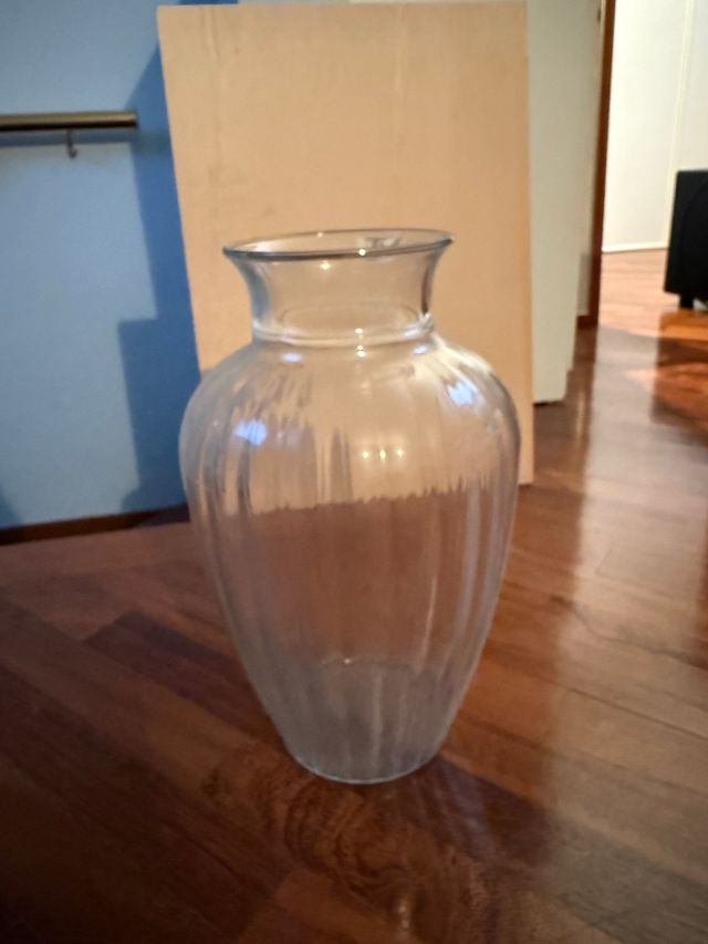 Vaso vetro trasparente