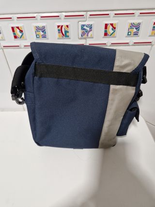 Bandolera Reebok azul y gris