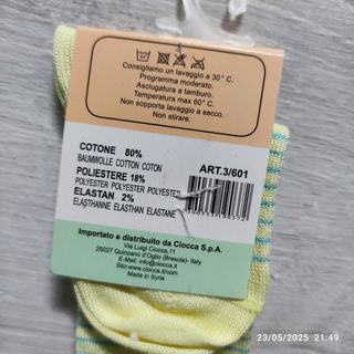 Calzini neonata Cocca - 6 paia