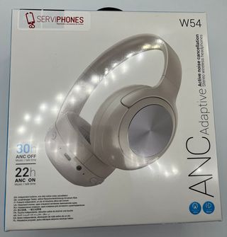 Auriculares inalámbricos Bluetooth ANC W54 gris