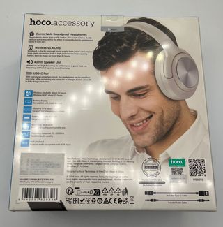 Auriculares inalámbricos Bluetooth ANC W54 gris