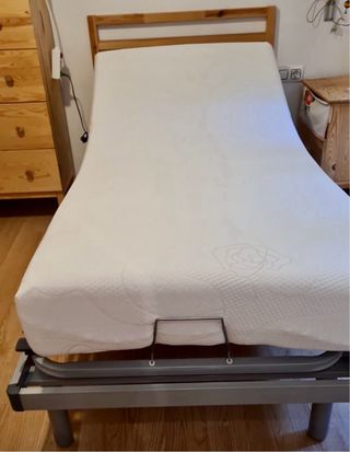 Cama articulada 90x190cm.