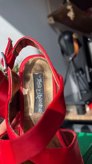 Fresa y Chocolate Tacones elegantes Size 37