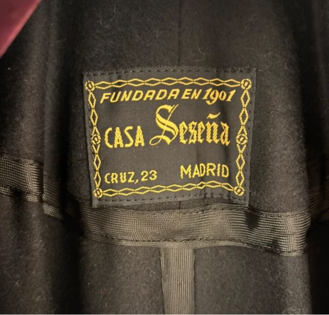 Capa española paño - impecable. Paño de calidad