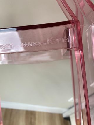 Sedia originale Kartell LouLou Ghost rosa