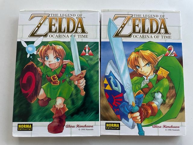 lote 2 mangas de The legend of Zelda