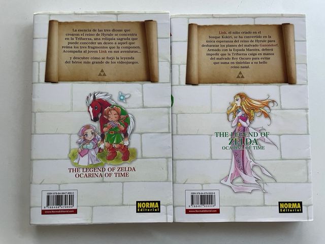 lote 2 mangas de The legend of Zelda