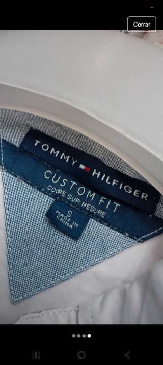 Camisa Tommy Hilfiger niño talla S
