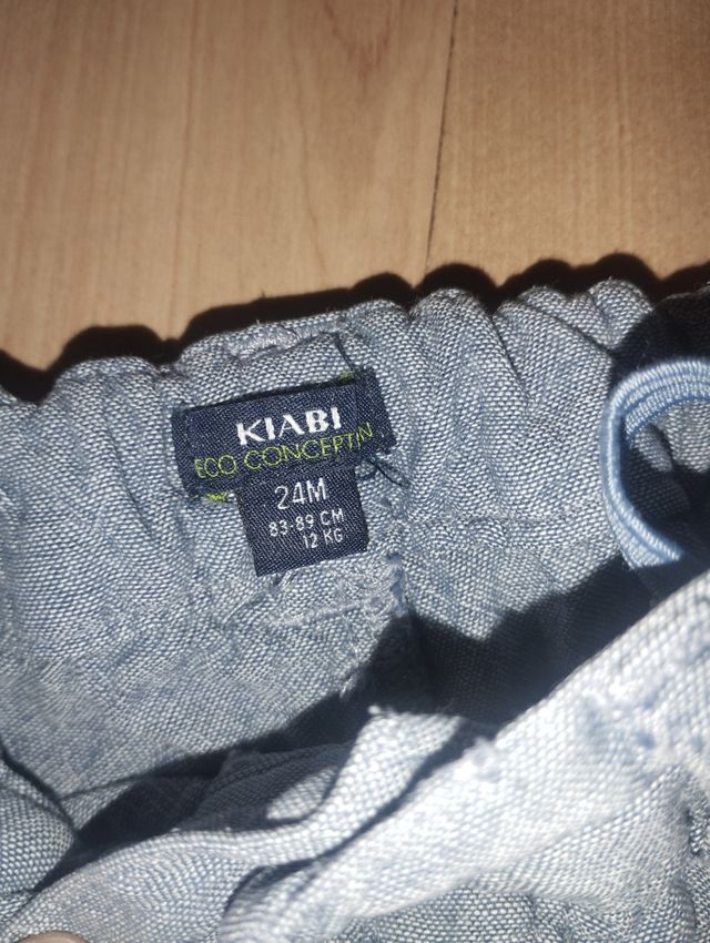 Pantalón vaquero corto niño