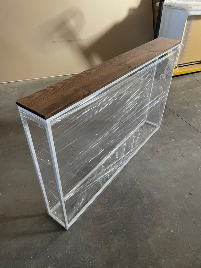 Consola-aparador madera y metal
