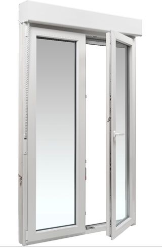 2 Balconeras PVC VEKA oscilobatiente