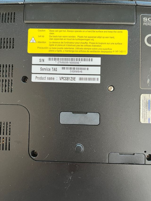 Portátil Sony PCG-41213M