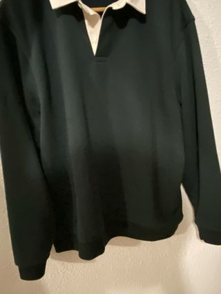 Polo Zara verde oscuro