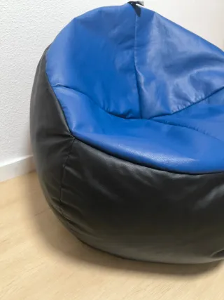 Puff acolchable Happers de piel sintética