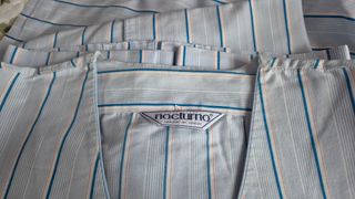 Pijama rayas azul-blanco hombre
