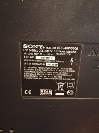 Televisor Sony.