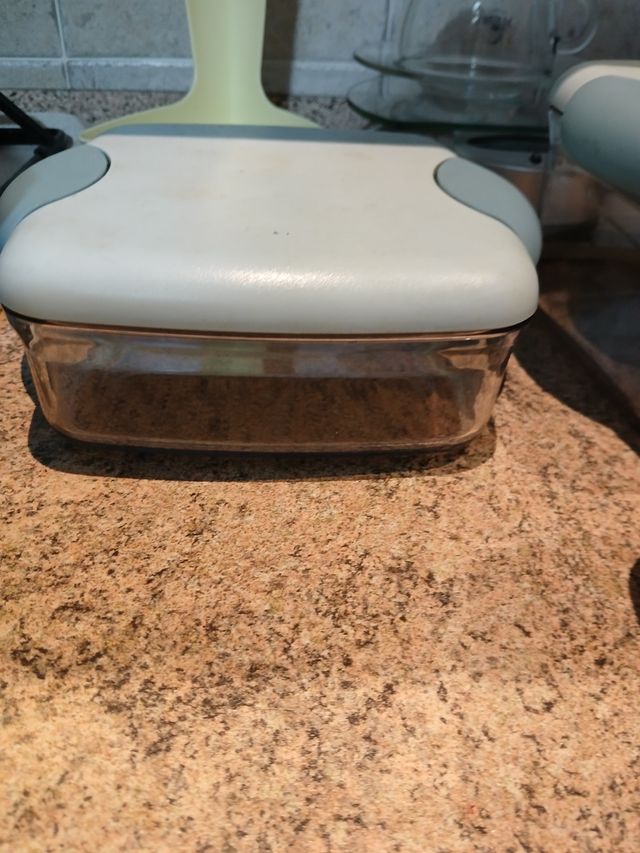 Set 3 ciotole vetro con coperchio