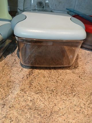 Set 3 ciotole vetro con coperchio