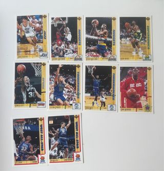 Cromos NBA 1992 Upper Deck west oeste