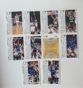 Cromos NBA 1992 Upper Deck west oeste