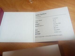 Moneda Plata y Niobio,