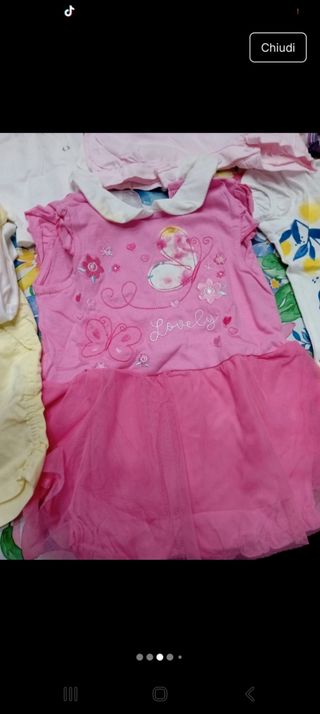 Abiti neonata estivi 3-6 mesi