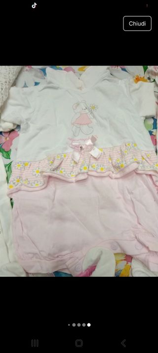 Abiti neonata estivi 3-6 mesi