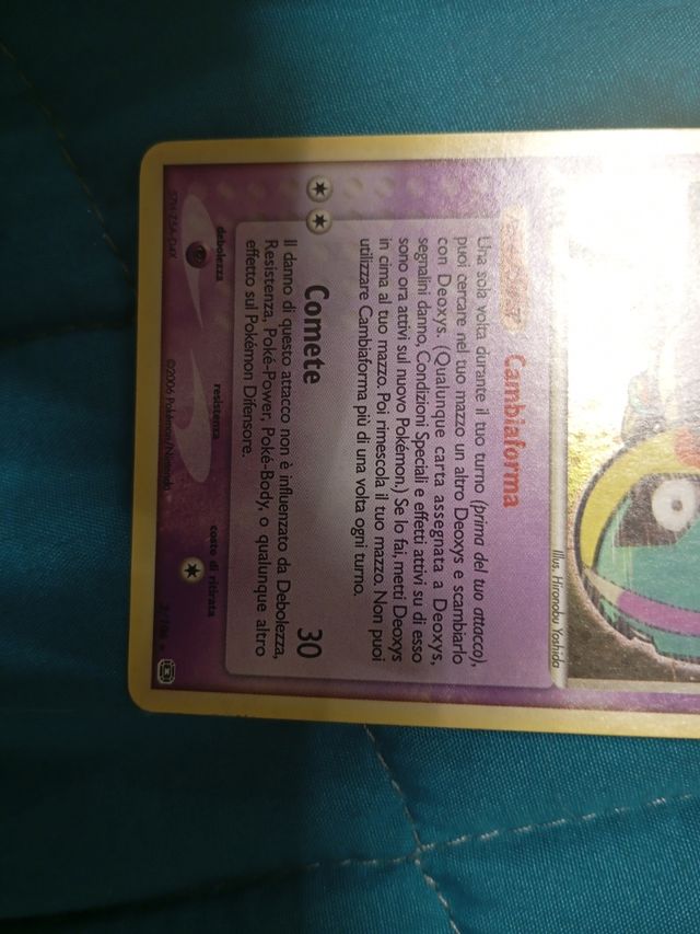 Carta Pokemon Deoxys - Base