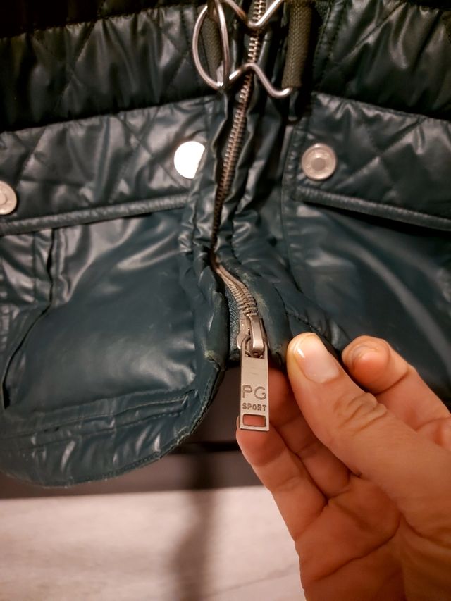 Parka Purificación García Verde - Talla M