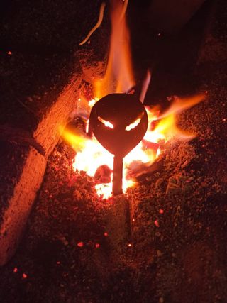 Appendino rustico a ferri di cavallo per cavalli