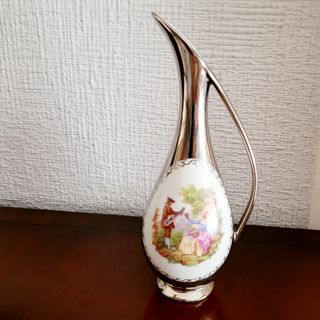 Jarrita Antigua Cromada Decorativa