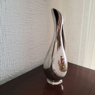 Jarrita Antigua Cromada Decorativa