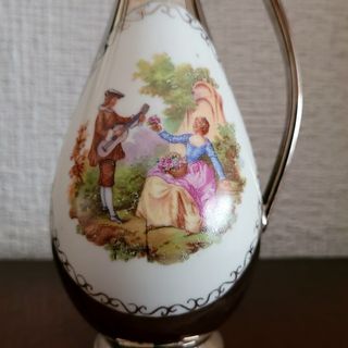 Jarrita Antigua Cromada Decorativa