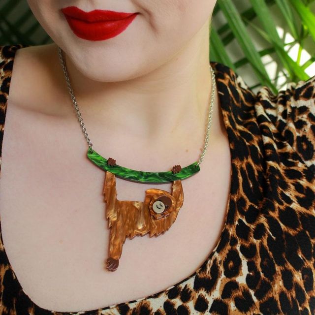 Collar orangután vintage