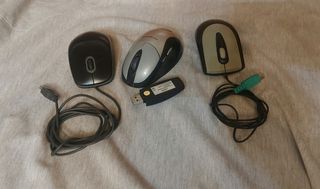 Lote 3 ratones inalámbrico, PS2 y usb