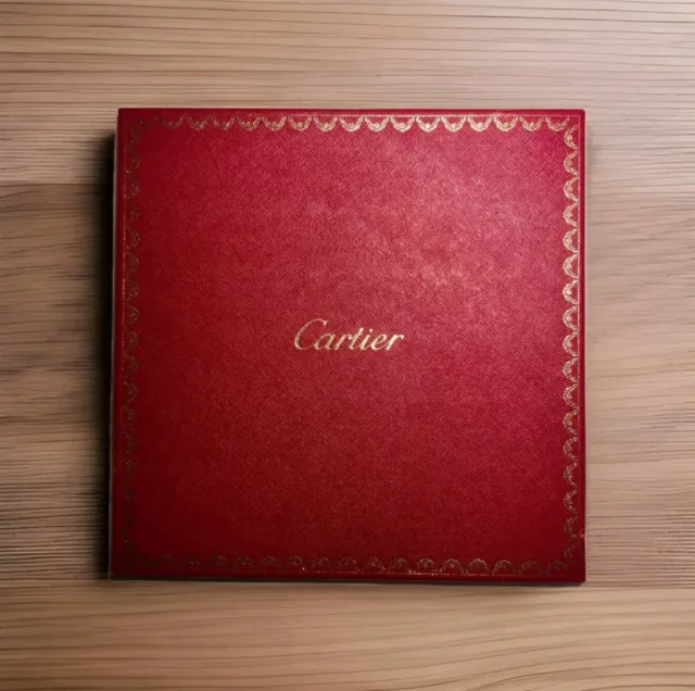 Foulard di seta Cartier originale confezionato 