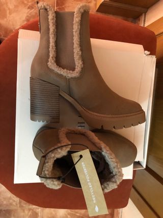 Botines Anna Field - Marron Claro