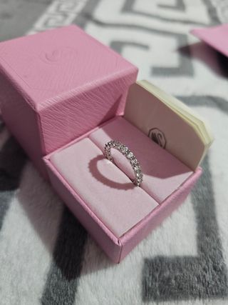 Anillo Swarovski Plata