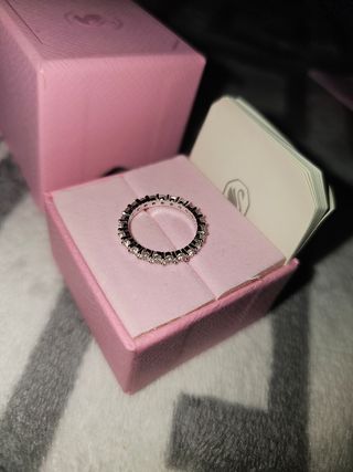 Anillo Swarovski Plata